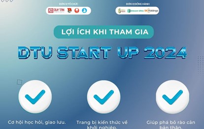 MUÔN VÀN LỢI ÍCH KHI THAM GIA DTU STARTUP 2024